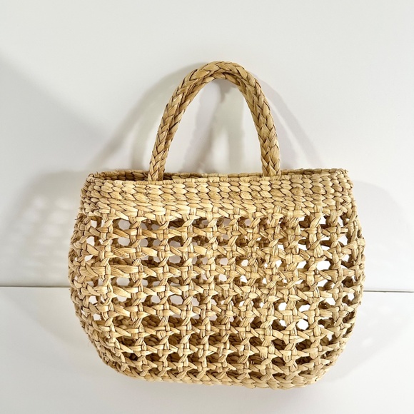 Raffia basket bag - Picture 4 of 8